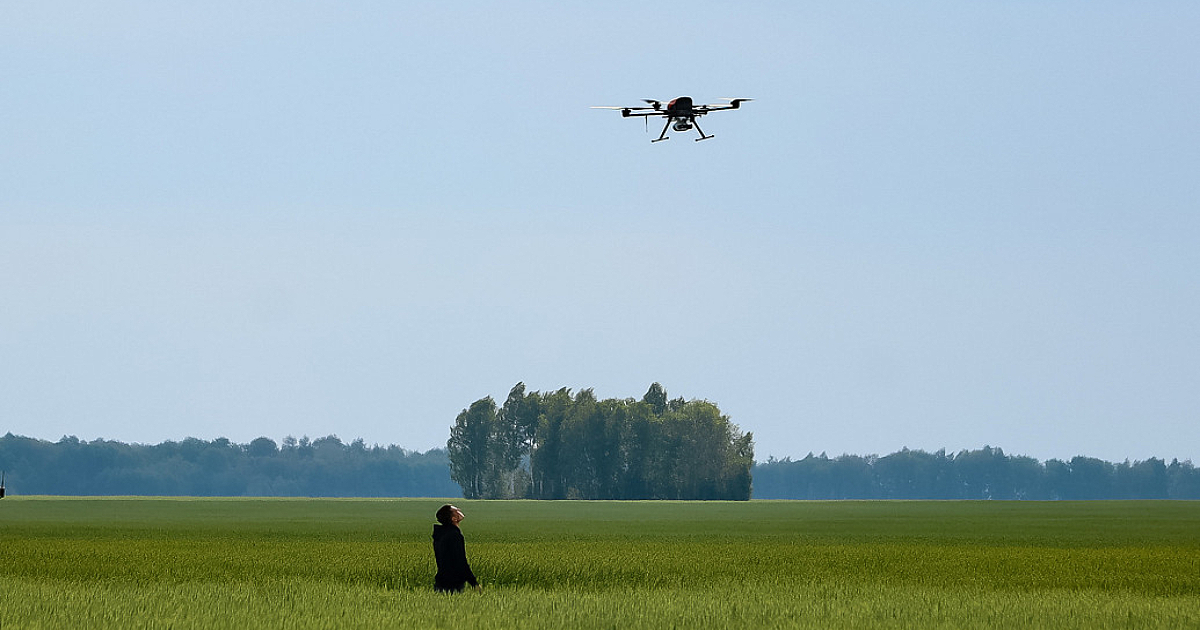ТюмГУ проводит аэрофотосъемку сельхозугодий с использованием БПЛА Геоскана