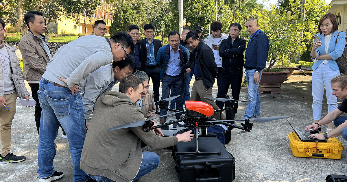 First Delivery of Geoscan 401 Lidar to Vietnam 