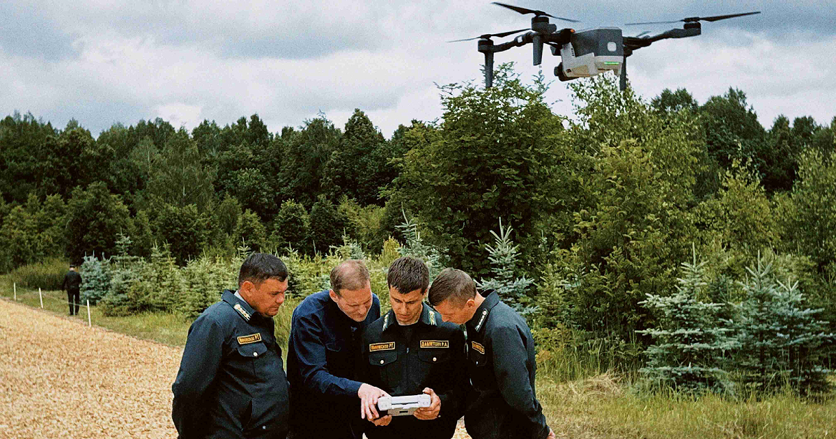 Геоскан продемонстрировал возможности БАС для локализации лесных пожаров в Татарстане