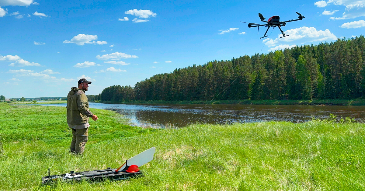 Во время выполнения проектов в 2025 году беспилотный комплекс «Геоскан 401 Геофизика» отработал в воздухе 2014 часов