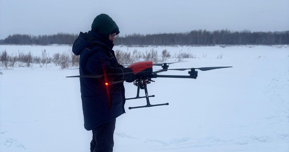 Геоскан совместно с ТГУ отработал применение БАС при низких температурах