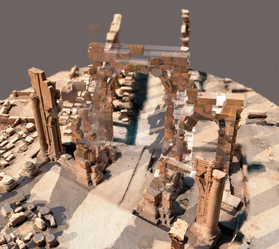 Модель Арки в среде 3D Studio Max
