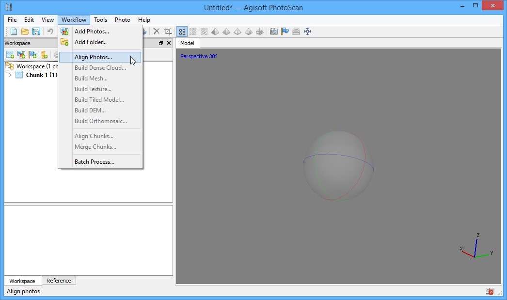 Converting video to georeferenced 3D model - step 3