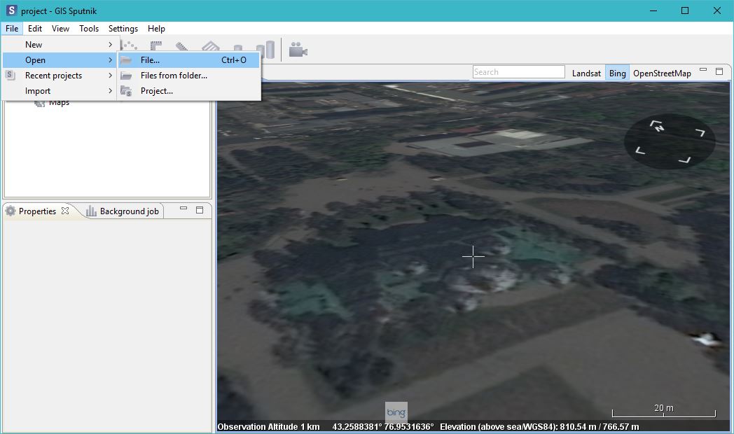 Converting video to georeferenced 3D model - step 4
