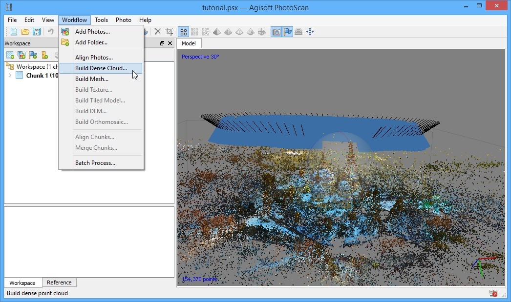 Converting video to georeferenced 3D model - step 3