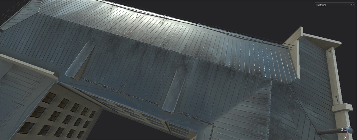 Рисунок 20. Ржавчина на металлической крыше