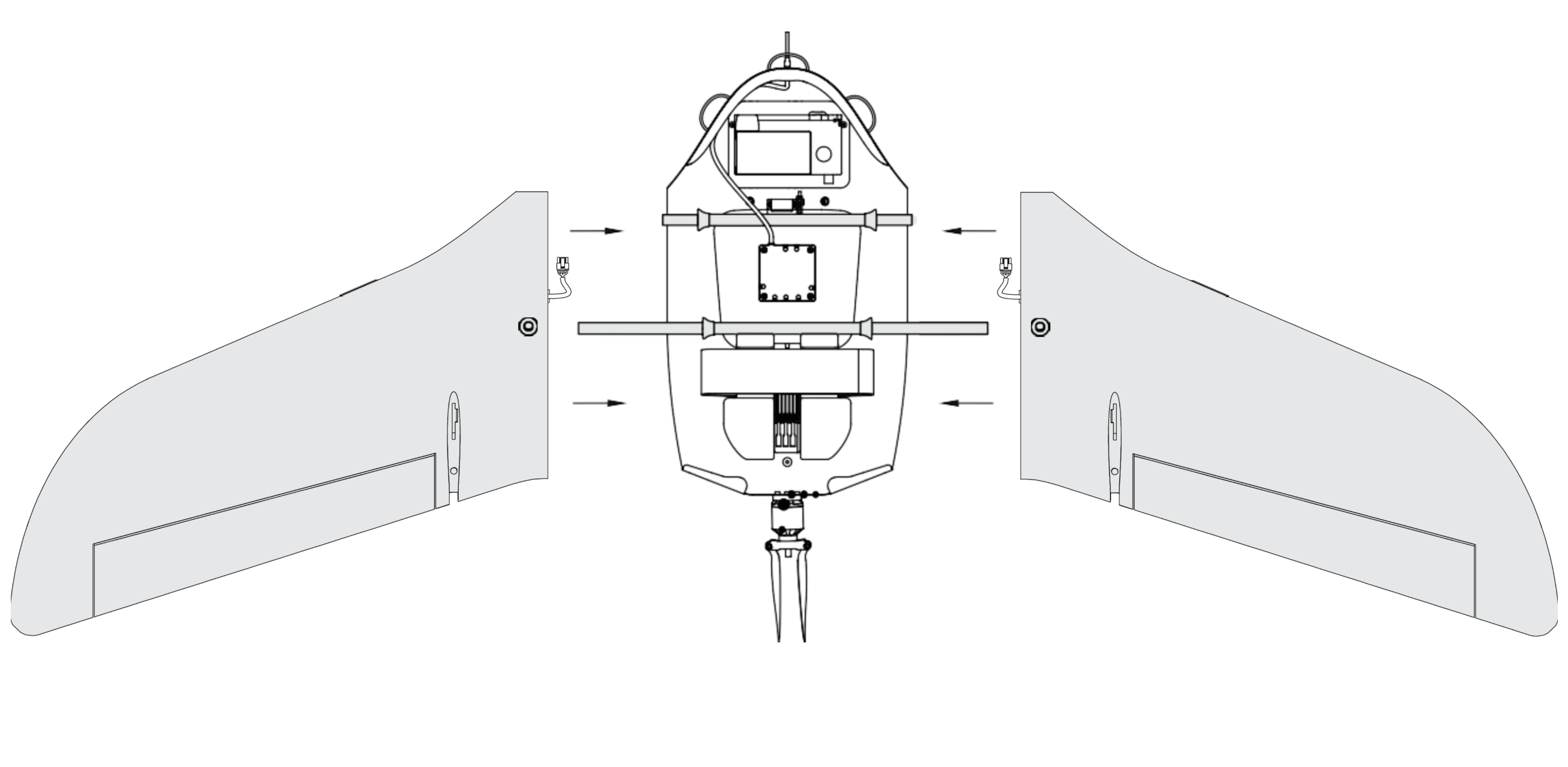 Installation of the wings