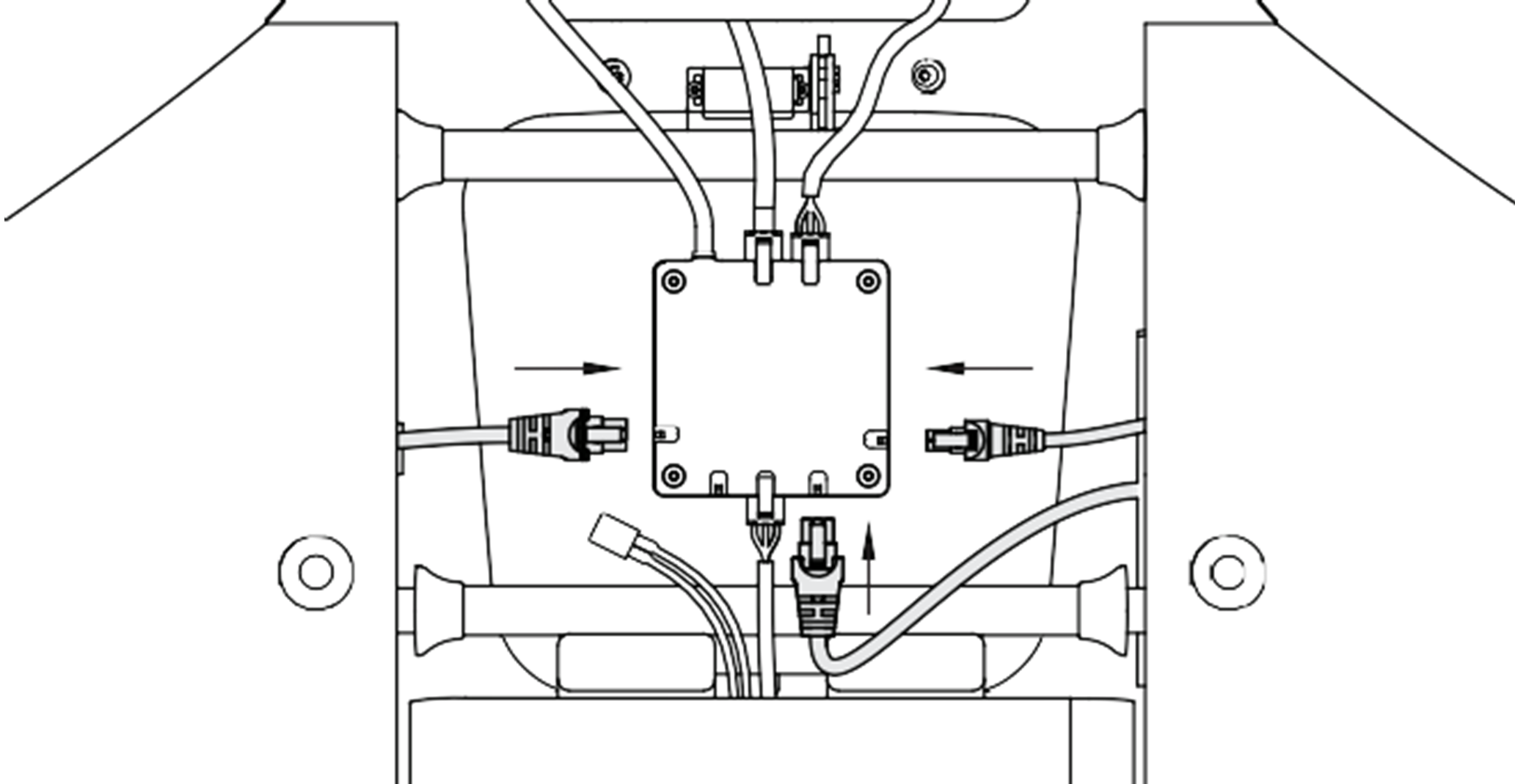 Connection of the cables