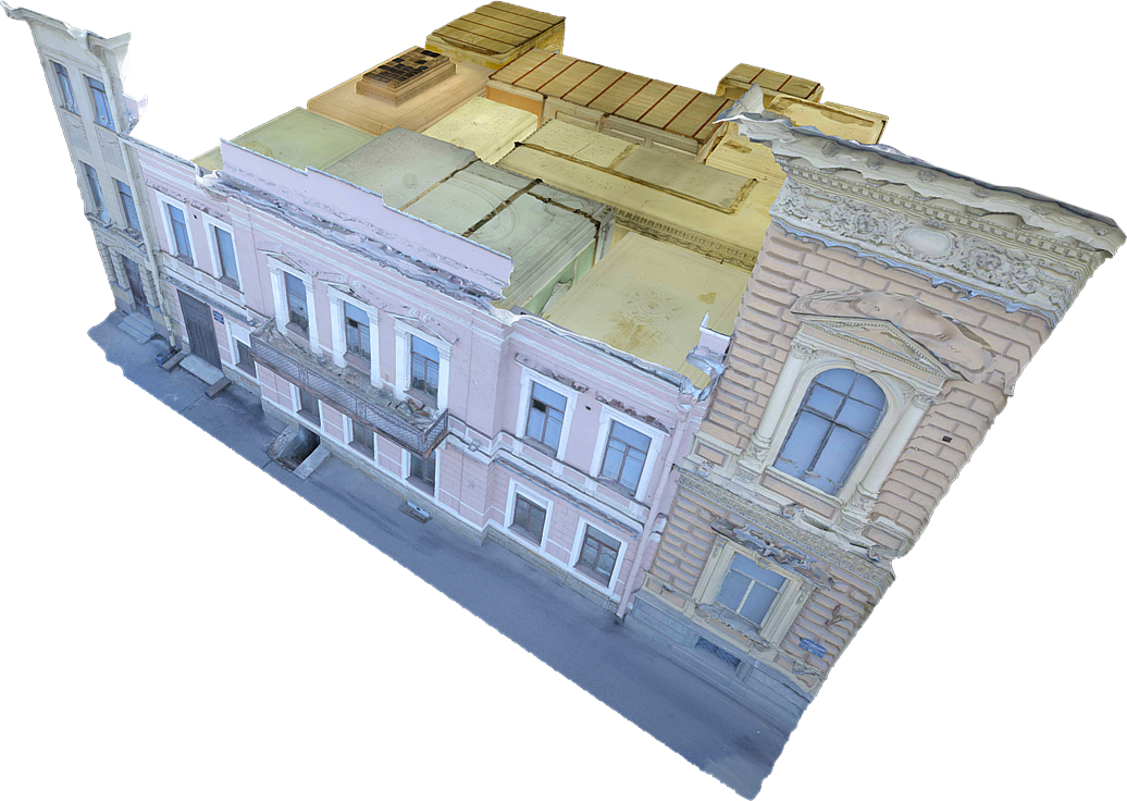 3D-модель отсканированного дома